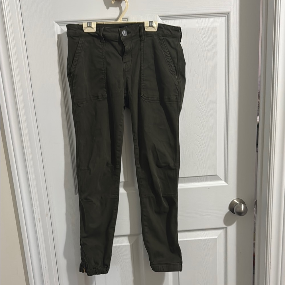 Dark Green Cargo Pants